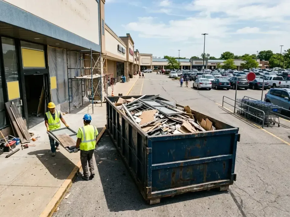 retail-store-renovation-debris-003 — frequently asked questions, Roll-off Dumpster Rentals in Iowa Colony, TX